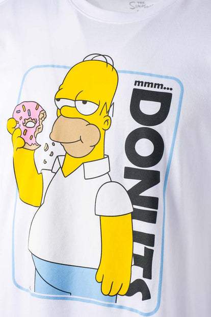  PIJAMA DE LOS SIMPSONS CON PANTALON LARGO PARA HOMBRE