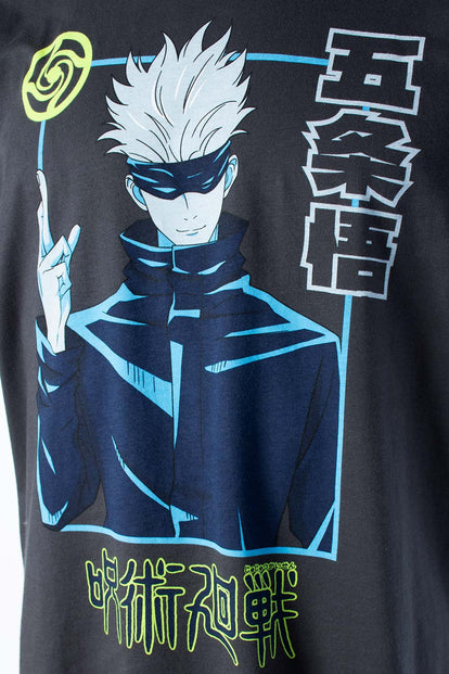  PIJAMA DE JUJUTSU KAISEN DE PANTALON LARGO PARA HOMBRE