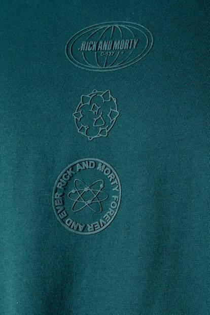  POLERA DE RICK & MORTY REGULAR FIT PARA HOMBRE