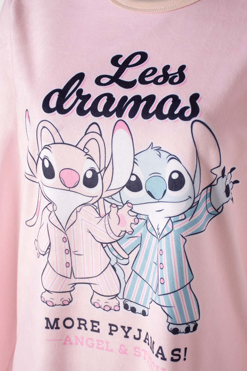 Card slide image -  PIJAMA DE LILO Y STITCH DE PANTALON LARGO PARA MUJER