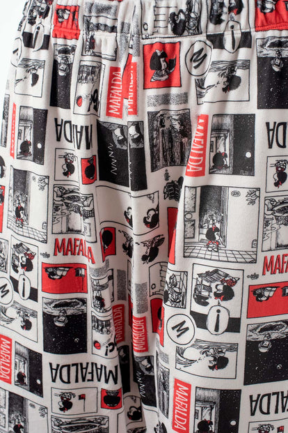  PIJAMA DE MAFALDA DE PANTALON PARA MUJER