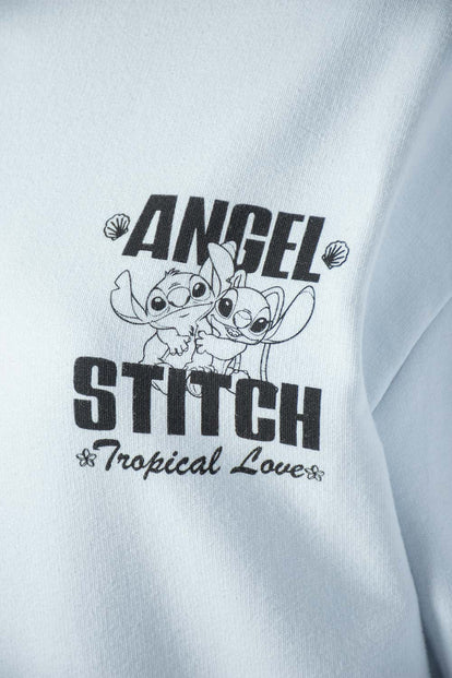  CHAQUETA DE LILO & STITCH CON CIERRE PARA MUJER