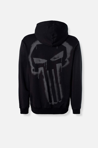  POLERON DE MARVEL NEGRO CON CAPUCHA PARA HOMBRE