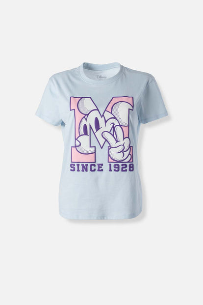  POLERA DE MICKEY MOUSE SLIM FIT PARA MUJER