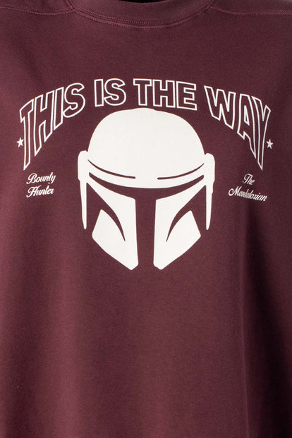  POLERON DE MANDALORIAN REGULAR FIT CERRADO PARA MUJER