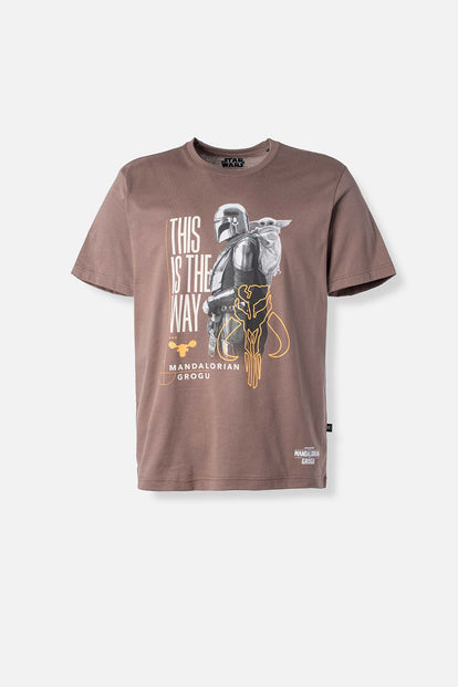  POLERA DE MANDALORIAN REGULAR FIT PARA HOMBRE