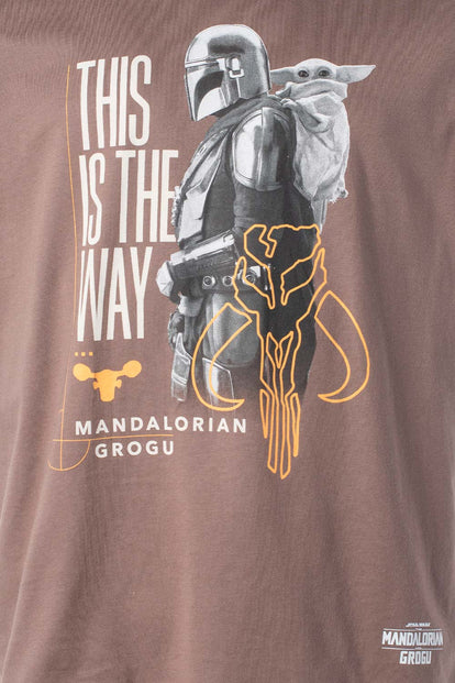  POLERA DE MANDALORIAN REGULAR FIT PARA HOMBRE