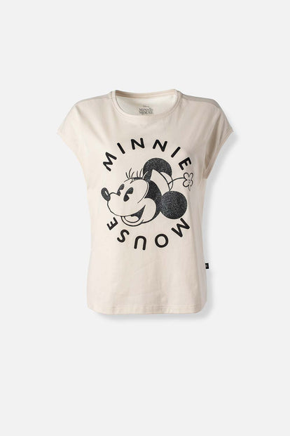  POLERA DE MINNIE MOUSE RELAX FIT PARA MUJER