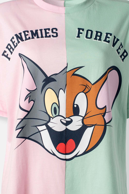 Card slide image -  POLERA DE TOM Y JERRY REGULAR FIT PARA MUJER