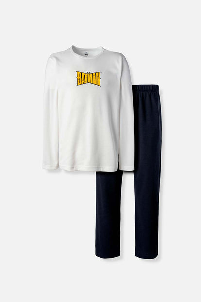  PIJAMA DE BATMAN CON PANTALÓN LARGO PARA HOMBRE