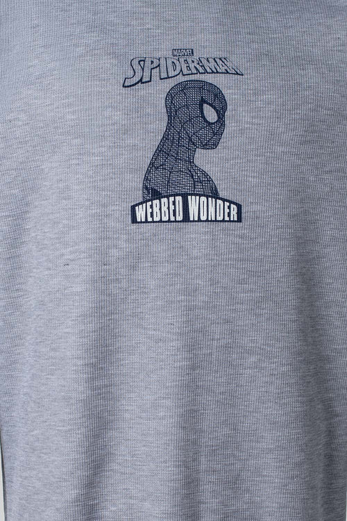 Card slide image -  PIJAMA DE SPIDERMAN CON PANTALON LARGO PARA HOMBRE