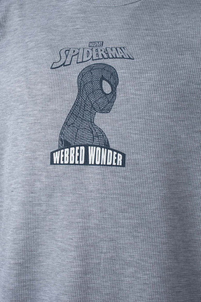  PIJAMA DE SPIDERMAN CON PANTALON LARGO PARA HOMBRE