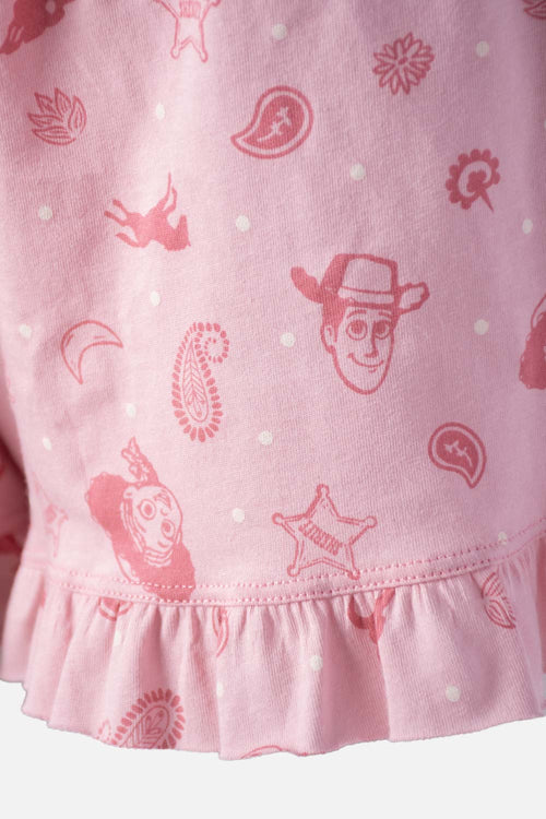 Card slide image -  PIJAMA DE TOY STORY CON PANTALON CORTO PARA MUJER