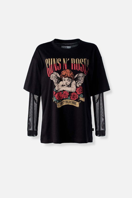 Card slide image -  POLERA DE GUNS N' ROSES RELAX FIT PARA MUJER