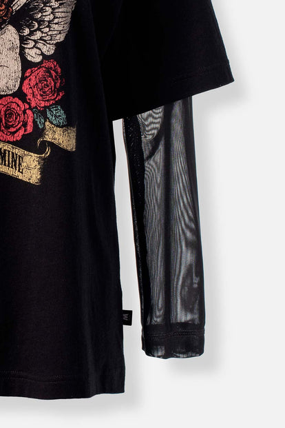  POLERA DE GUNS N' ROSES RELAX FIT PARA MUJER