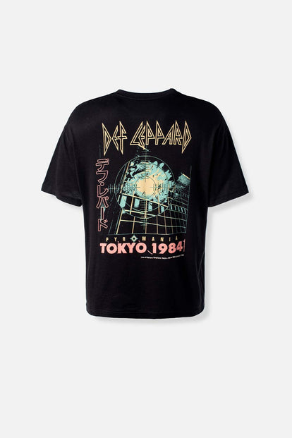  POLERA DE DEF LEPPARD RELAX FIT PARA HOMBRE