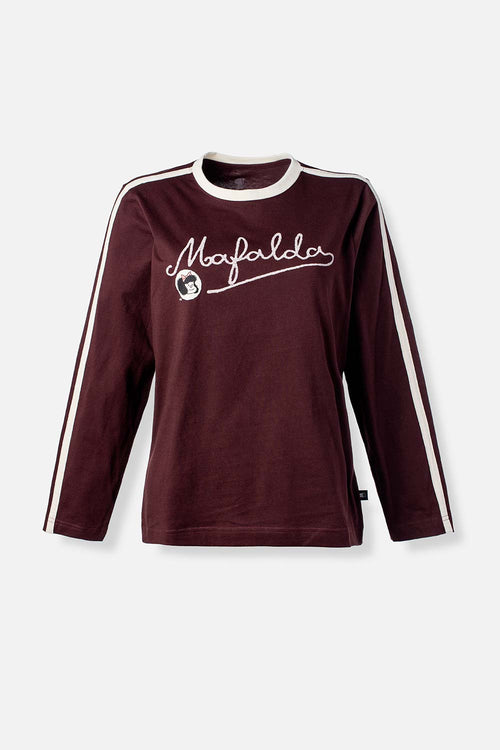 Card slide image -  POLERA DE MAFALDA MANGA LARGA REGULAR FIT PARA MUJER