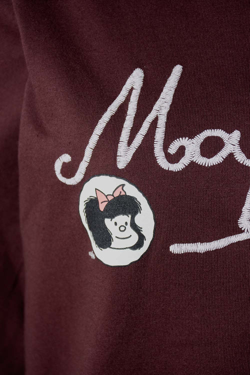 Card slide image -  POLERA DE MAFALDA MANGA LARGA REGULAR FIT PARA MUJER