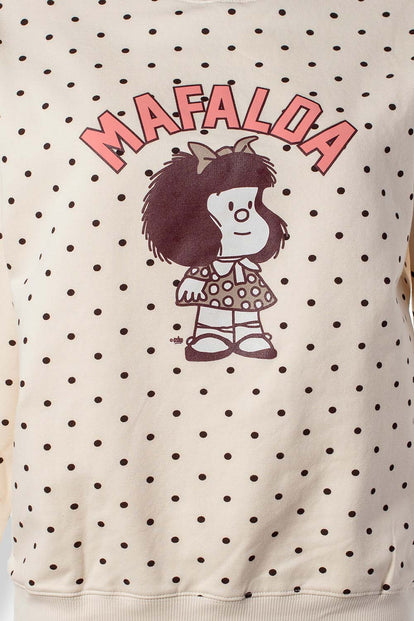  POLERON DE MAFALDA CERRADO PARA MUJER