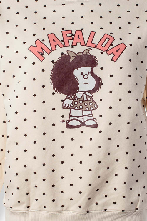 Card slide image -  POLERON DE MAFALDA CERRADO PARA MUJER