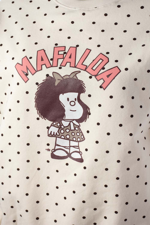 Card slide image -  POLERON DE MAFALDA CERRADO PARA MUJER