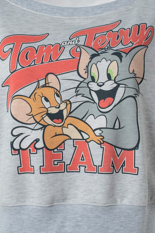 Card slide image -  POLERON DE TOM Y JERRY CERRADO PARA MUJER