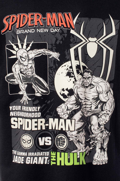  POLERA DE SPIDERMAN RELAX FIT PARA HOMBRE