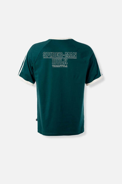  POLERA DE SPIDERMAN VERDE REGULAR FIT PARA HOMBRE