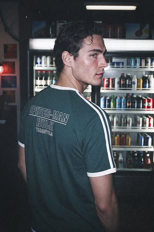 Card slide image -  POLERA DE SPIDERMAN VERDE REGULAR FIT PARA HOMBRE