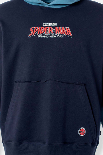  POLERON DE SPIDERMAN CON CAPUCHA PARA HOMBRE