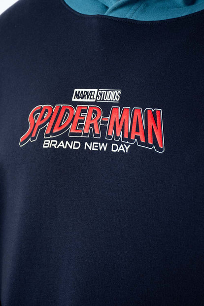  POLERON DE SPIDERMAN CON CAPUCHA PARA HOMBRE