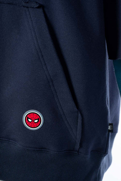  POLERON DE SPIDERMAN CON CAPUCHA PARA HOMBRE