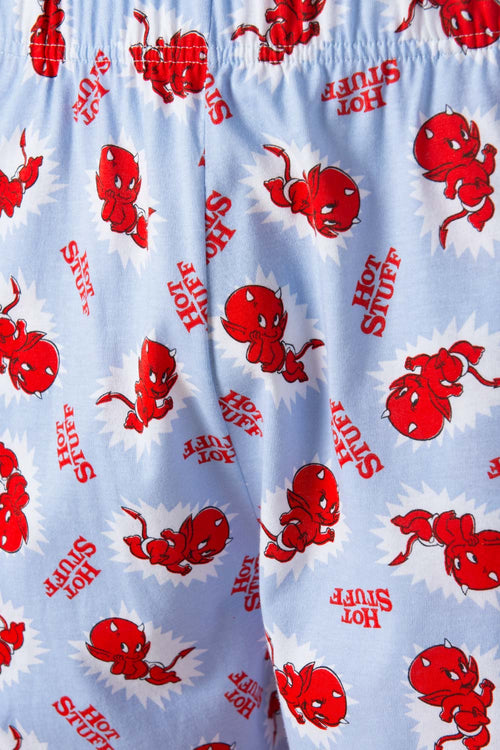 Card slide image -  PIJAMA DE HOT STUFF CON PANTALON CORTO PARA HOMBRE
