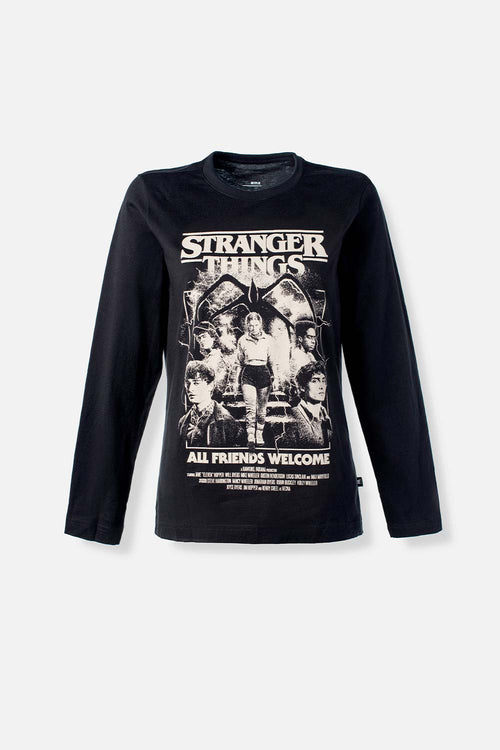 Card slide image -  POLERA DE STRANGER THINGS REGULAR FIT PARA MUJER