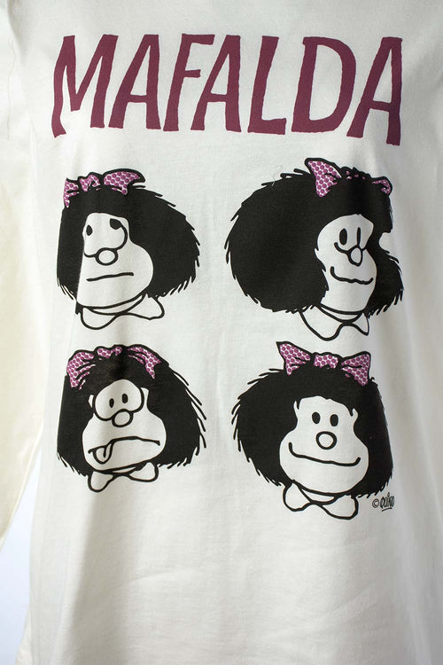 Card slide image -  POLERA DE MAFALDA MANGA LARGA PARA MUJER