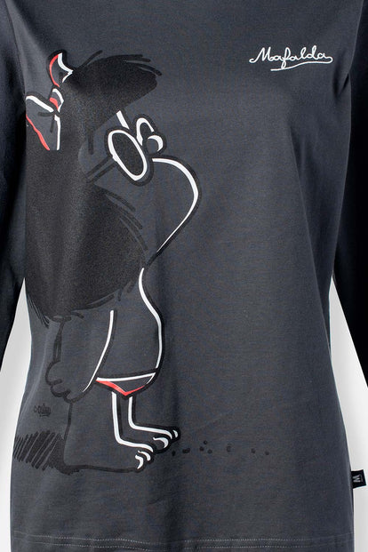  POLERA DE MAFALDA REGULAR FIT PARA MUJER