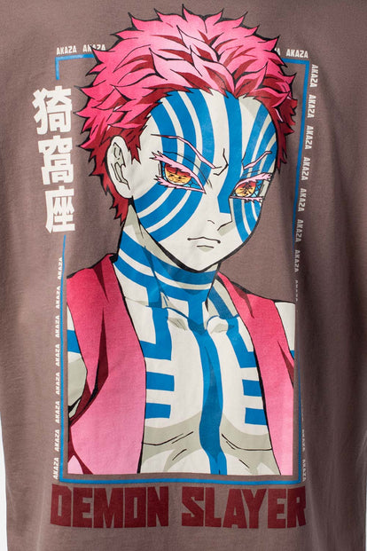  POLERA DE DEMON SLAYER RELAX FIT PARA HOMBRE