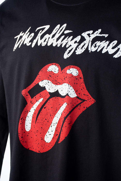  POLERA DE THE ROLLING STONES MANGA LARGA PARA HOMBRE