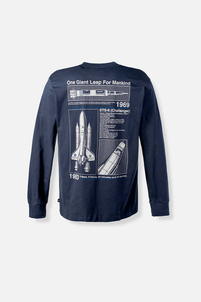  POLERA DE LA NASA REGULAR FIT PARA HOMBRE