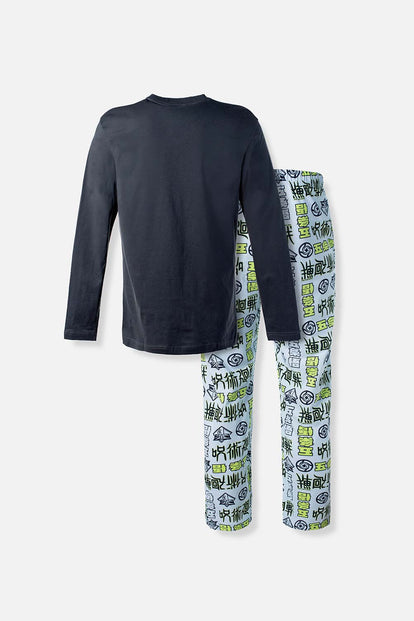  PIJAMA DE JUJUTSU KAISEN MANGA LARGA MULTICOLOR PARA HOMBRE