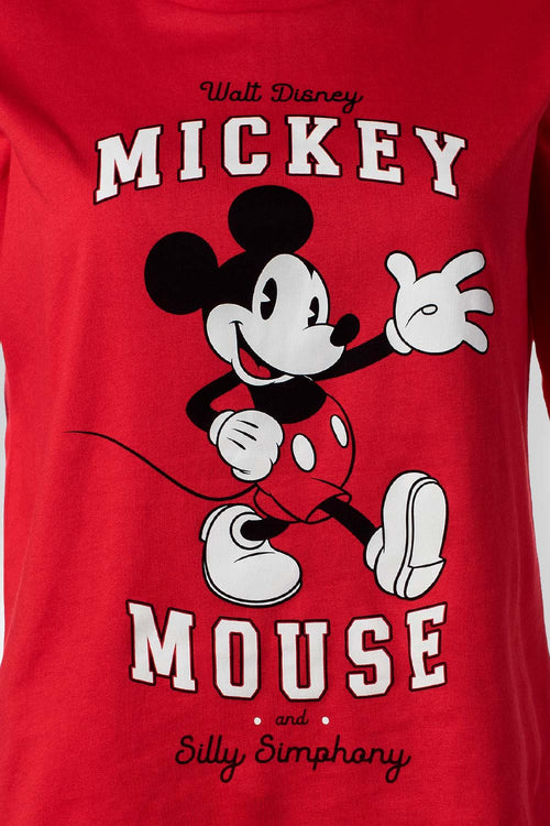 Card slide image -  PIJAMA DE MICKEY MOUSE CON PANTALON LARGO PARA MUJER