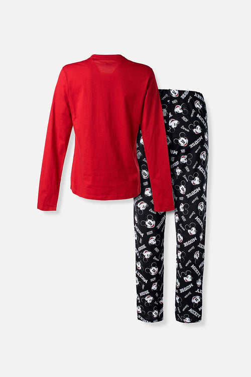 Card slide image -  PIJAMA DE MICKEY MOUSE CON PANTALON LARGO PARA MUJER