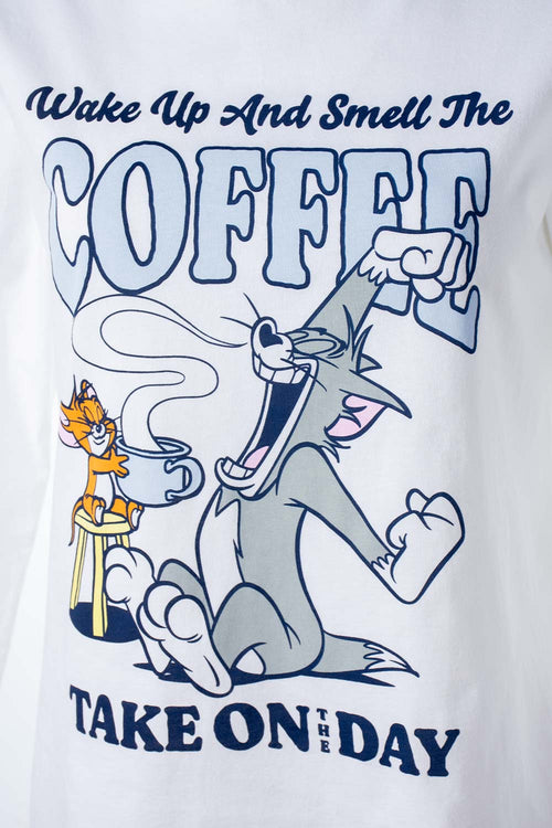 Card slide image -  PIJAMA DE TOM Y JERRY MANGA LARGA PARA MUJER