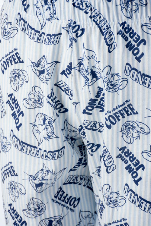 Card slide image -  PIJAMA DE TOM Y JERRY MANGA LARGA PARA MUJER