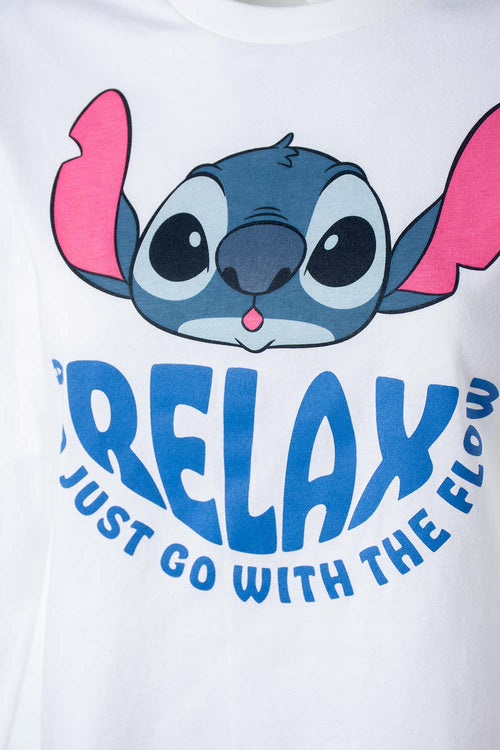 Card slide image -  PIJAMA DE LILO Y STITCH MANGA LARGA PARA MUJER