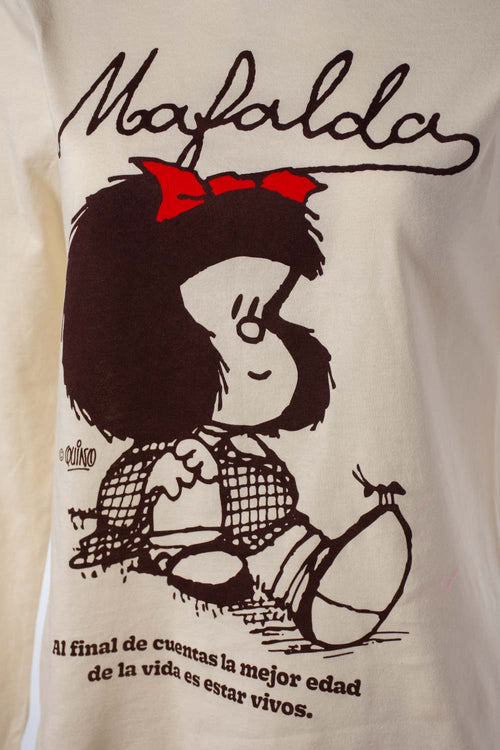 Card slide image -  PIJAMA DE MAFALDA MANGA LARGA PARA MUJER