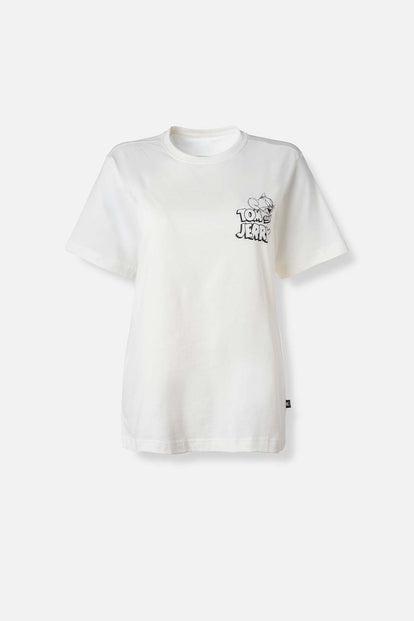  POLERA DE TOM Y JERRY REGULAR FIT PARA MUJER