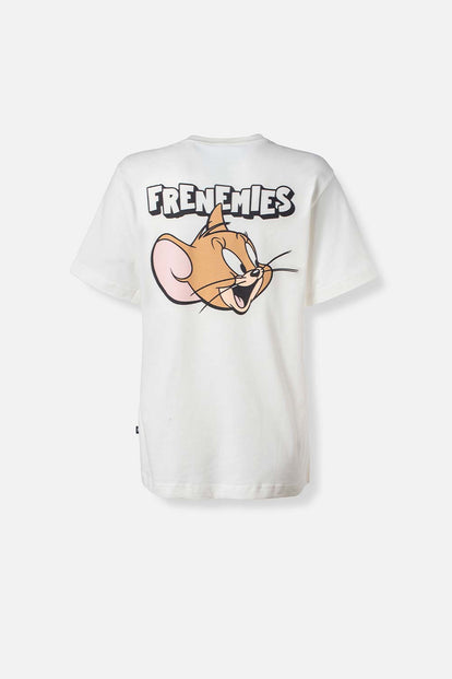  POLERA DE TOM Y JERRY REGULAR FIT PARA MUJER