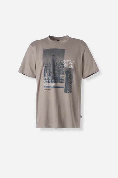  POLERA DE MOVIES REGULAR FIT PARA HOMBRE