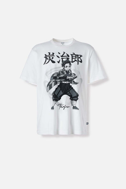  POLERA DE DEMON SLAYER REGULAR FIT PARA HOMBRE